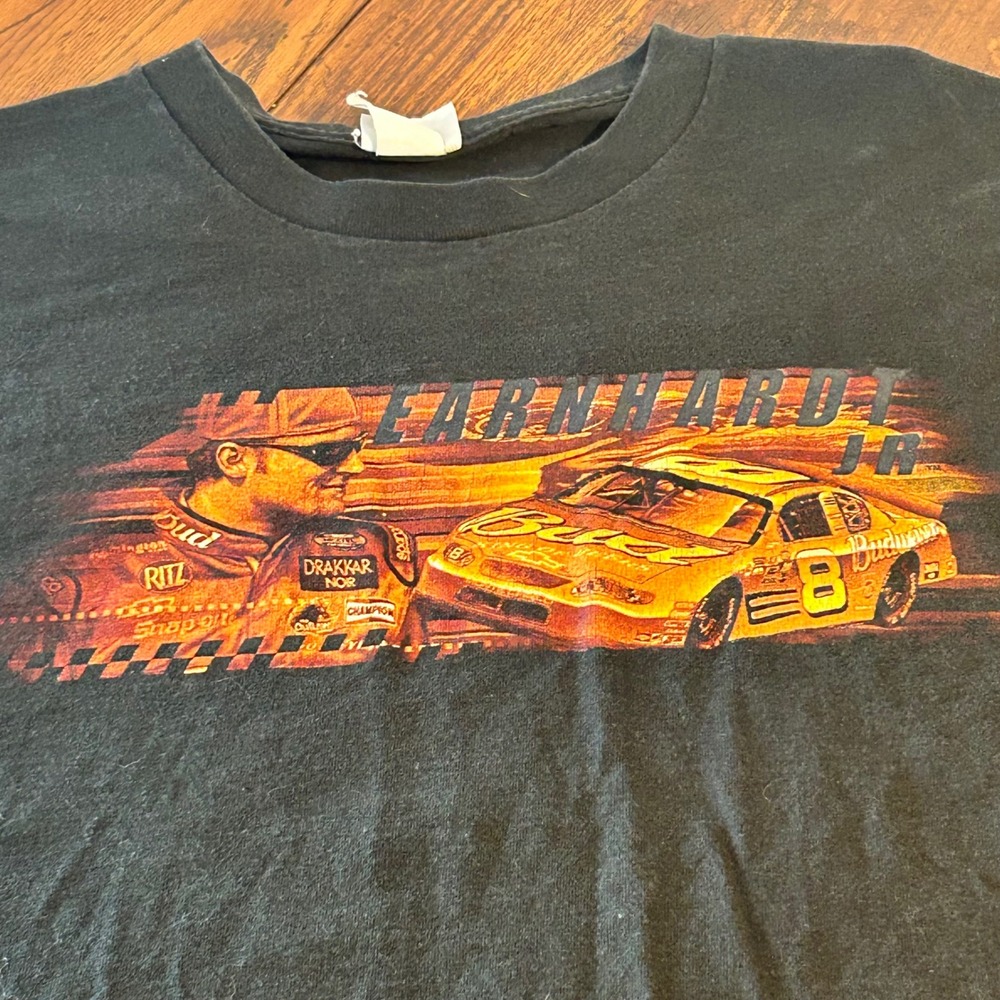 Dale Earnhardt Jr 8 Budweiser NASCAR Chase Authentics‎ T-Shirt XL 2003 Vintage